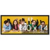 PosterPalooza | Panoramic Minimalist Black Picture Frame - UV Acrylic, Foam Board Backing, Hanging Hardware - 2 of 4