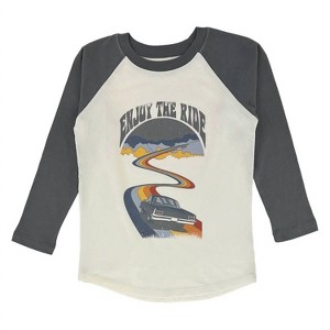 Boy's ' Enjoy the Ride Long Sleeve Tee - TINY WHALES - 1 of 1