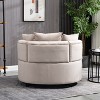 CAVINAS 40.6" Wide Modern Barrel Accent Chair for Living Room, Upholstered Leisure Sofa Chair - 2 of 4