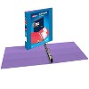 Avery Dual Color Heavy-Duty View Binder, Pool Blue/Lavender, 1" Slant Rings, Holds 250 Sheets (79899) - 2 of 4