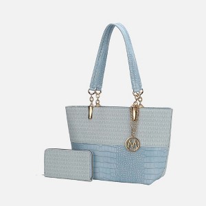 MKF Collection Sasha Tote Women’s Vegan Leather Spacious Interior Handbag by Mia K - 1 of 4