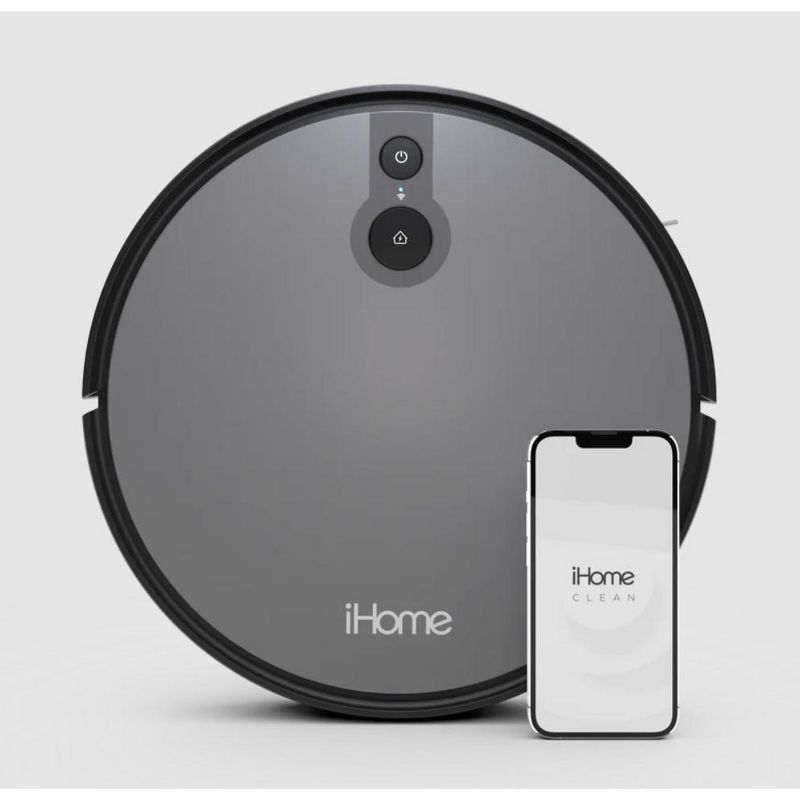 iHome iHRV9-BLK-RA AutoVac Juno Robot Vacuum with Mapping Technology - Certified Refurbished, 1 of 9