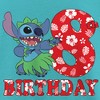 Girl's Lilo & Stitch 8th Birthday Hula Dance T-Shirt - 2 of 4