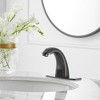 BWE Automatic Sensor Touchless Bathroom Sink Faucet With Deck Plate & Pop Up Drain - 2 of 4