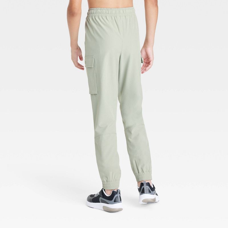 Boys' Lined Cargo Pants - All in Motion™, 2 of 4