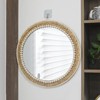 Aoibox Boho Round Hanging Wall Mirror Decorative Rattan Circle Mirror for Farmhouse, Living Room, Bedroom, Entryway, Bathroom - 2 of 4