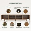 Gaoyangjiaju 86.6 Inch TV Stand for 90 Inch TV Density Board with Solid Wood Legs - 4 of 4