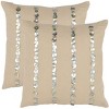 Jenna Pillow (Set of 2) - Almond - 18"X18" - Safavieh - 2 of 3