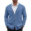 COOFANDY Men's Cardigan Sweater Long Sleeve Casual V Neck Button Down Knitted Sweater with Pockets - 4 of 4
