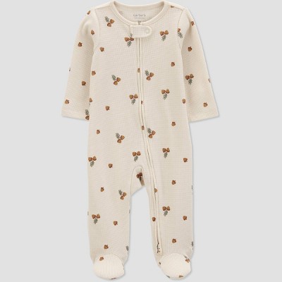 Image of Carter's Just One You® Baby Acorns Sleep N' Play - Cream Newborn
