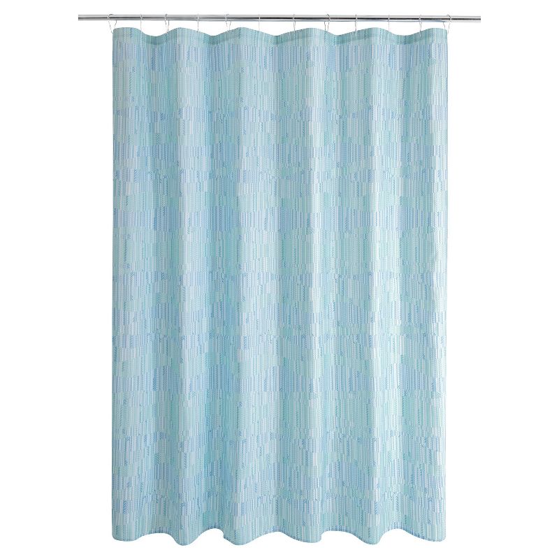 Striped Wave Shower Curtain - Allure Home Creations, 1 of 7