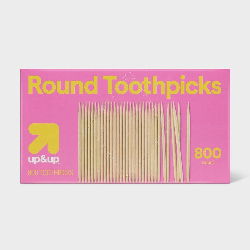 Round Toothpicks - 800ct - up &#38; up&#8482;, 1 of 4