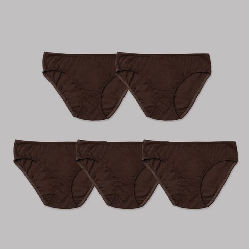 Nubies Essentials Girls' 5pk Underwear - Coco 10