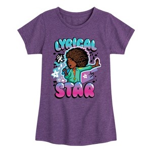 Girls' - Karma's World - Lyrical Star Fitted Short Sleeve Graphic T-Shirt - 1 of 4