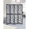 Gulches 70 Inch 4 Piece Black Irregular Geometric Partitions and Room Dividers - 2 of 4