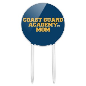 U.S. Coast Guard Academy Bears Mom Acrylic Cake Topper Party Decoration for Wedding Anniversary Birthday Graduation - 1 of 4