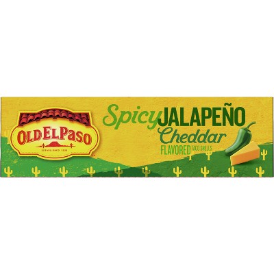 Old El Paso Gluten Free Taco Shells Bold Jalapeno Cheddar - 5.4oz