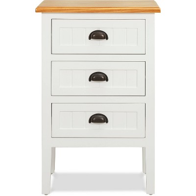 Martin Nightstand Cabinet White - ClickDecor