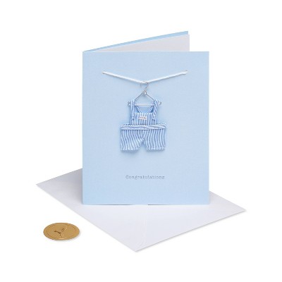Tiny Tots Overalls on Hanger Card - PAPYRUS