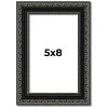 PosterPalooza | Photo Size Antique Black Picture Frame - UV Acrylic, Foam Board Backing, Hanging Hardware - 2 of 4