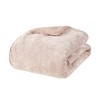 Sapphtopaz Comforter Set Bedding Crushed Velvet Reversible Quilt Set Comforter, Pillow Shams, Machine Washable - 3 of 4