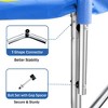 7FT Toddler Trampoline For Kids, Easy Assembly Outdoor Round Recreational Trampoline With Safety Enclosure Net, Slide - 3 of 4