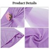 Unique Bargains Flower Chair Belt Organza Chair Sashes 13.78"x5.91" Light Purple 2 Pcs - 3 of 4