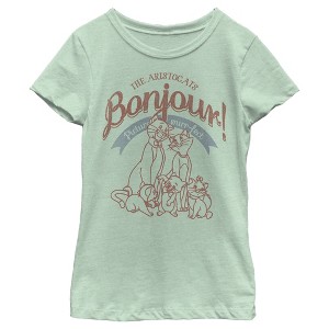Girl's Aristocats Retro Picture Purr-fect T-Shirt - 1 of 4