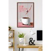 Trends International Reinders: Coffee - Good Morning Coffee in Pink and Lavender Framed Wall Poster Prints - 2 of 4