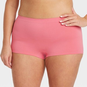 Women's Seamless Boy Shorts Underwear - Auden™ - 1 of 3