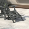 WestinTrends Azura Outdoor Patio HDPE Adirondack Ottoman Footrest - 2 of 4