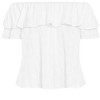 Women's Plus Size Christy Off Shoulder Top - white | CITY CHIC - image 4 of 4