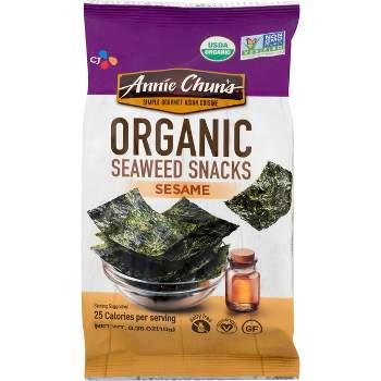 Annie Chun's Organic Seaweed Snacks Sesame - 0.35oz