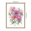 Kate & Laurel All Things Decor 18"x24" Sylvie Abstract Watercolor Pink Floral Framed Canvas by Patricia Shaw Beaded Natural - 2 of 4