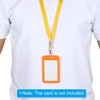 Unique Bargains Width Flat Neck Lanyards with Swivel Hook Clip for Name Tag Badges 50 Pcs - 4 of 4
