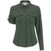 Women's Sun Protection Fishing Shirts Long Sleeve Travel Work Shirts for Women UPF50+ Button Down Shirts with Pockets - 3 of 4