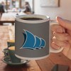 College of Coastal Georgia Secondary Logo Ceramic Coffee Mug Novelty Gift Mugs for Coffee Tea and Hot Drinks 11oz White - 4 of 4