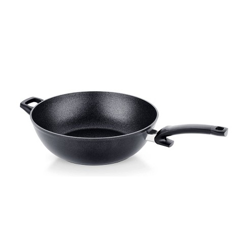 Lexi Home Tri-Ply 5 qt. Stainless Steel Nonstick Wok with Glass Lid