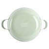 Gibson Cravings By Chrissy Teigen 5 Quart Enameled Aluminum Everyday Pan in Pistachio with Silicone Handles - 3 of 4