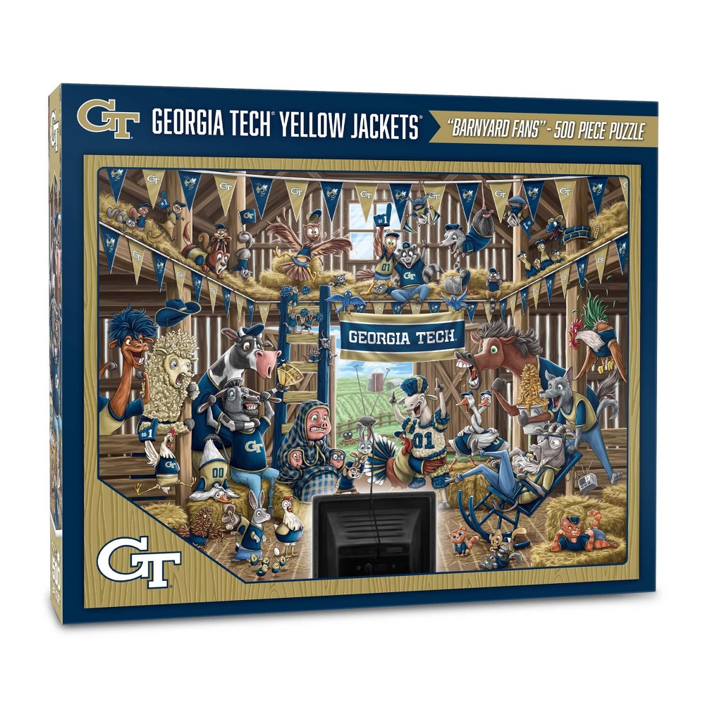 NCAA Georgia Tech Yellow Jackets Barnyard Fans 500pc Puzzle