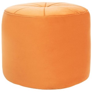 Hawkem Cylinder Ottoman  - Safavieh - 1 of 4