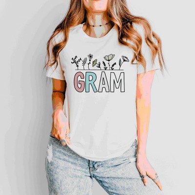 Simply Sage Market Gram Flowers Short Sleeve Tee