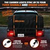 Mockins 66"x30"x14" XL High Rail Hitch Cargo Carrier with 45 Cu.Ft. Waterproof Hitch Bag, Rear Lights, License Plate Holder and Accessories - 4 of 4