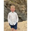 Gender Neutral Boy's Merchant Button Down Shirt - ME & HENRY - 3 of 3