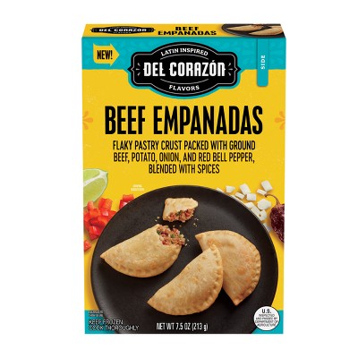 Del Corazon Frozen Beef Empanadas - 7.5oz