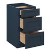 CASAINC 18 in. W x 24 in. D x 34.5 in. H Base Kitchen Cabinet with 3 Soft-Close Drawers – RTA Plywood Cabinets - 2 of 4