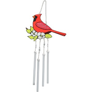 Pavilion Gift Company - Cardinals Appear - 17.5"  Wind Chime - Bells and Wind Chimes - 1 of 4