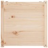 vidaXL Garden Planters 2 pcs White 39.4"x19.7"x19.7" Solid Wood Pine - 3 of 4