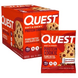 Quest Nutrition Protein Cookie - Peanut Butter Chocolate Chip - 1 of 4