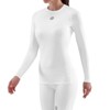 SKINS SERIES-1 WOMEN'S LONG SLEEVE TOP WHITE - 3 of 4
